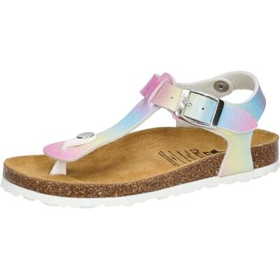 Lico Bioline Look, Muli Unisex-Bambini, Rosa Giallo Turchese, 28 EU Lico Bioline Look, Muli Unisex-Bambini, Rosa Giallo Turchese, 28 EU