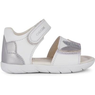 Geox Sandali da ragazza Alul Girl B, bianco, 27 EU Geox Sandali da ragazza Alul Girl B, bianco, 27 EU
