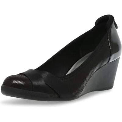 Anne Klein Décolleté Donna Timeout Zeppa, Nero, 38 EU Anne Klein Décolleté Donna Timeout Zeppa, Nero, 38 EU