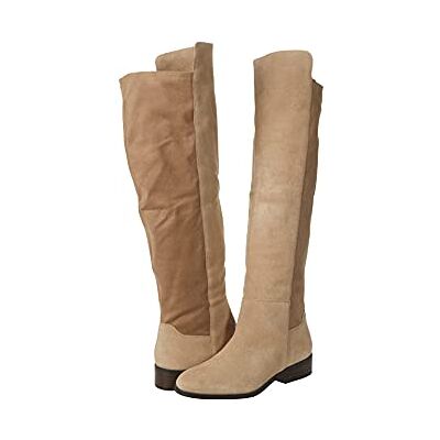 Lucky Brand Calypso Boot, Stivale sopra Il Ginocchio Donna, Duna, 40 EU Lucky Brand Calypso Boot, Stivale sopra Il Ginocchio Donna, Duna, 40 EU
