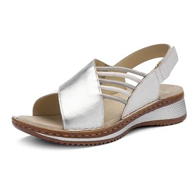 ARA Hawaii, Sandali Donna, Argento Bianco, 35 EU ARA Hawaii, Sandali Donna, Argento Bianco, 35 EU