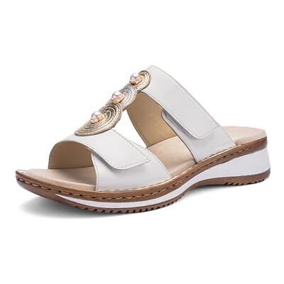 ARA Hawaii, Ballerine Donna, Bianco Platino Argento, 36 EU ARA Hawaii, Ballerine Donna, Bianco Platino Argento, 36 EU