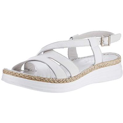 Andrea Conti Sandalo da donna , bianco, 40 EU Andrea Conti Sandalo da donna , bianco, 40 EU