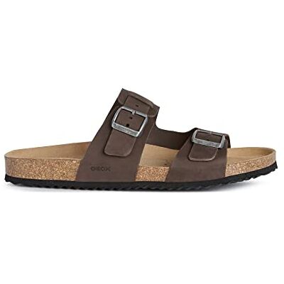 Geox U Sandal Ghita B, Sandali Uomo, Dk Coffee C, 46 EU Geox U Sandal Ghita B, Sandali Uomo, Dk Coffee C, 46 EU