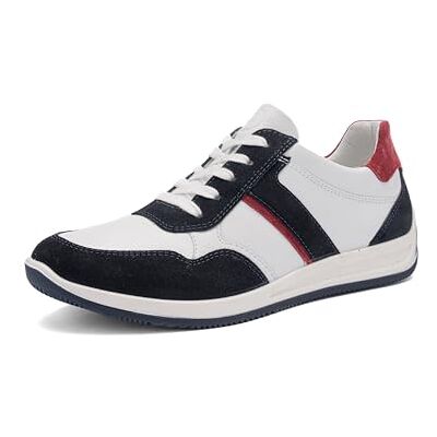 ARA Lando, Scarpe da Ginnastica Uomo, Blu Bianco Cherry, 41 EU Larga ARA Lando, Scarpe da Ginnastica Uomo, Blu Bianco Cherry, 41 EU Larga