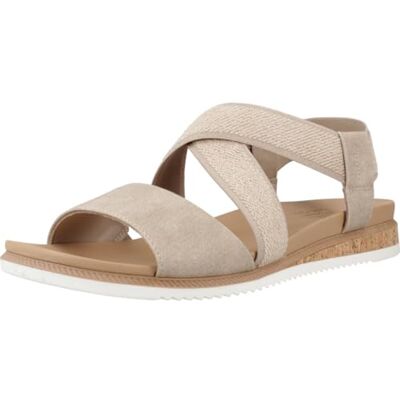 Skechers Desert Kiss Low SandaliDonna Sandali casual, plantare imbottito in schiuma Plush Foam, tomaia in pelle vegana, suola flessibile Skechers Desert Kiss Low SandaliDonna Sandali casual, plantare imbottito in schiuma Plush Foam, tomaia in pelle vegana, suola flessibile