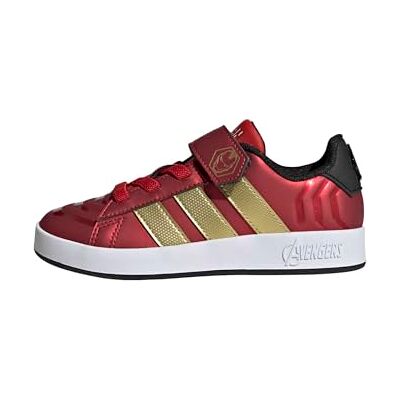 Adidas Unisex Bambini e Ragazzi Marvel Avengers Grand Court Shoes Kids, Better Scarlet/Matte Gold/Core Black, 33 EU Adidas Unisex Bambini e Ragazzi Marvel Avengers Grand Court Shoes Kids, Better Scarlet/Matte Gold/Core Black, 33 EU