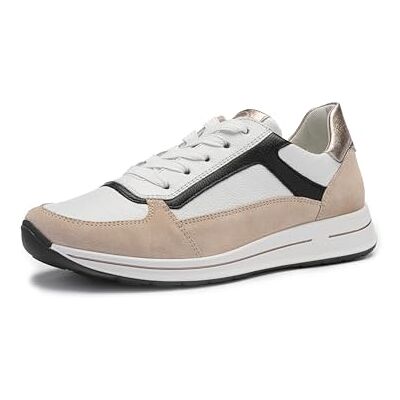 ARA Osaka, Scarpe da Ginnastica Donna, Shell Bianco Nero, 37.5 EU Larga ARA Osaka, Scarpe da Ginnastica Donna, Shell Bianco Nero, 37.5 EU Larga