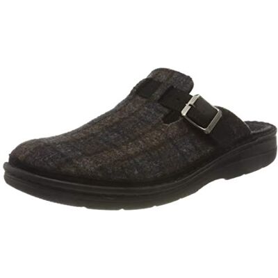 Berkemann Uomo Ciabatte, Marrone Scuro/A Scacchi, 46 EU Berkemann Uomo Ciabatte, Marrone Scuro/A Scacchi, 46 EU