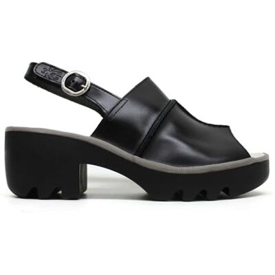 Fly London Tupi495fly, Sandali Donna, Nero, 41 EU Fly London Tupi495fly, Sandali Donna, Nero, 41 EU