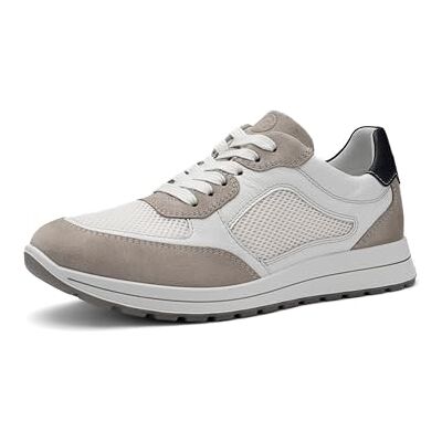 ARA Matteo, Scarpe da Ginnastica Uomo, Pebble Bianco Blu, 41 EU Larga ARA Matteo, Scarpe da Ginnastica Uomo, Pebble Bianco Blu, 41 EU Larga