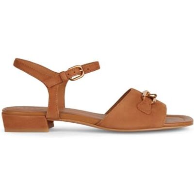 Geox Sandali bassi da donna D New Eraklia 15, Cognac, 39.5 EU Geox Sandali bassi da donna D New Eraklia 15, Cognac, 39.5 EU