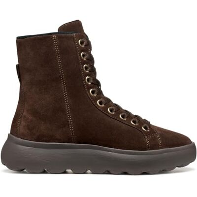 Geox D Spherica Ec4.1, Stivale alla Caviglia Donna, Marrone Scuro, 36 EU Geox D Spherica Ec4.1, Stivale alla Caviglia Donna, Marrone Scuro, 36 EU