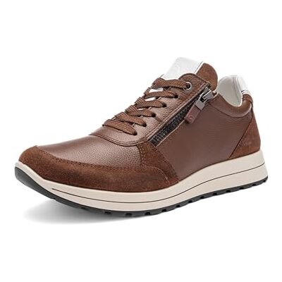 ARA Matteo, Scarpe da Ginnastica Uomo, Mocca Bianco, 40 EU Larga ARA Matteo, Scarpe da Ginnastica Uomo, Mocca Bianco, 40 EU Larga