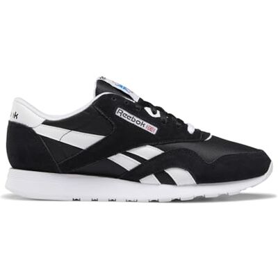 Reebok Classic Nylon, Scarpe Donna, Cblack Ftwwht Ftwwht, 38 EU Reebok Classic Nylon, Scarpe Donna, Cblack Ftwwht Ftwwht, 38 EU