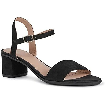 Geox D Aurely 50 B, Sandali Donna, Nero (Black), 37 EU Geox D Aurely 50 B, Sandali Donna, Nero (Black), 37 EU