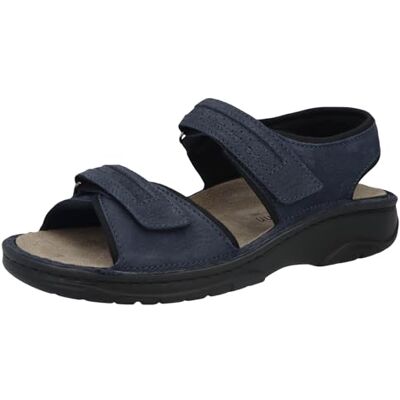 Berkemann Fabian, Sandali Donna, Nero/Blu, 44 EU Berkemann Fabian, Sandali Donna, Nero/Blu, 44 EU