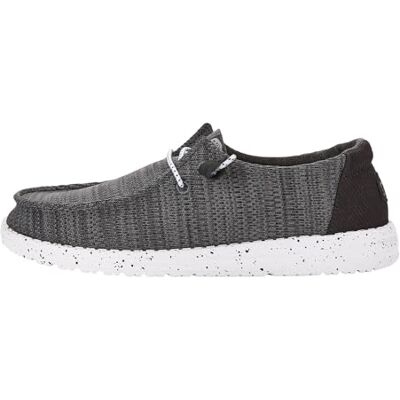 HEYDUDE Women Wendy Sport Mesh Black Casual Moccasin 40 EU HEYDUDE Women Wendy Sport Mesh Black Casual Moccasin 40 EU