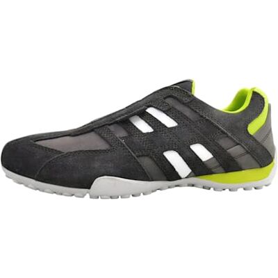 Geox Sneaker da Uomo Snake B, Verde Lime Grafite, 40 EU Geox Sneaker da Uomo Snake B, Verde Lime Grafite, 40 EU