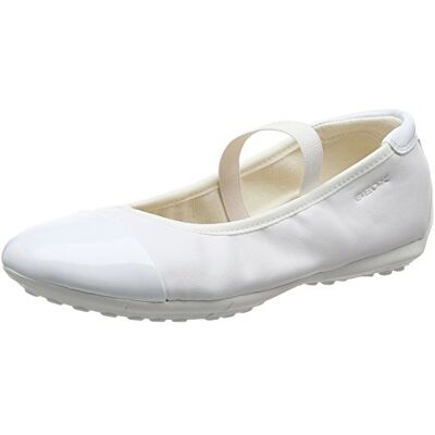 Geox Jr Piuma Ballerine C, Ballerine Bambine e ragazze, Bianco (WHITE), 33 EU Geox Jr Piuma Ballerine C, Ballerine Bambine e ragazze, Bianco (WHITE), 33 EU