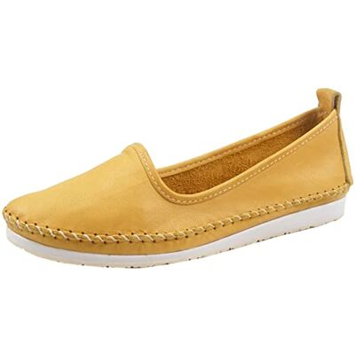 Andrea Conti 0027449 Ballerine Donna, Numero:41 EU, Colore:Giallo Andrea Conti 0027449 Ballerine Donna, Numero:41 EU, Colore:Giallo