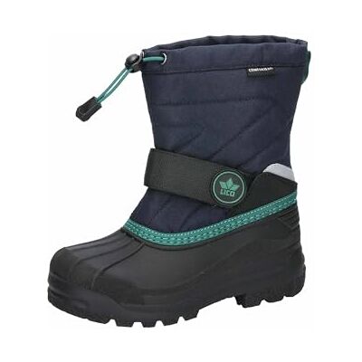 Lico Turku, Stivali Invernali Unisex-Bambini, Verde Marino, 26 EU Lico Turku, Stivali Invernali Unisex-Bambini, Verde Marino, 26 EU