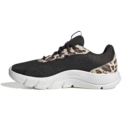 Adidas Donna Cloudfoam Flex Elastic Laces Shoes, Aurora Coffee/Crystal Linen/Core White, 36 2/3 EU Adidas Donna Cloudfoam Flex Elastic Laces Shoes, Aurora Coffee/Crystal Linen/Core White, 36 2/3 EU