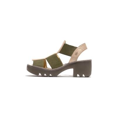 Fly London , Sandal Women's Fashion Shoes, TAUPE-KHAKI, 38 Fly London , Sandal Women's Fashion Shoes, TAUPE-KHAKI, 38