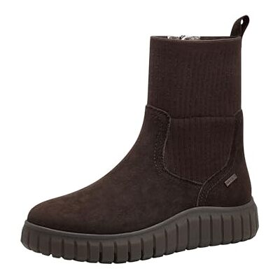Tamaris Comfort Stivali invernali da donna senza tacco con cerniera foderati, Marrone (Mocca Suede), 36 EU Tamaris Comfort Stivali invernali da donna senza tacco con cerniera foderati, Marrone (Mocca Suede), 36 EU