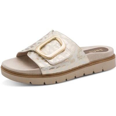 Jana Piattaforma da Donna Wedge/Plat Mule Vegan Gold Leo Met, 41 EU Jana Piattaforma da Donna Wedge/Plat Mule Vegan Gold Leo Met, 41 EU