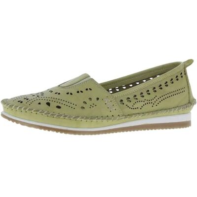 Andrea Conti Pantofole in Pelle da Donna , Numero:40 EU, Colore:Verde Andrea Conti Pantofole in Pelle da Donna , Numero:40 EU, Colore:Verde