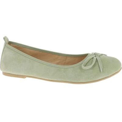 Andrea Conti Ballerina da Donna, Mocassino, Verde Pastello, 40 EU Andrea Conti Ballerina da Donna, Mocassino, Verde Pastello, 40 EU