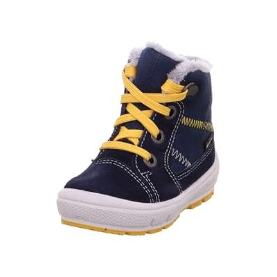Superfit Groovy, Stivali da neve Bimbo 0-24, Blu Giallo 8000, 19 EU Superfit Groovy, Stivali da neve Bimbo 0-24, Blu Giallo 8000, 19 EU