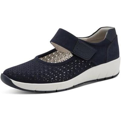 Jana Damen Ballerina Strap Vegan , Donna, Blu Navy, 38 EU Jana Damen Ballerina Strap Vegan , Donna, Blu Navy, 38 EU