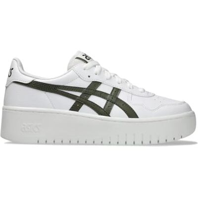 Asics Japan S PF Donna, White/Olive Canvas EU 37.5 Asics Japan S PF Donna, White/Olive Canvas EU 37.5