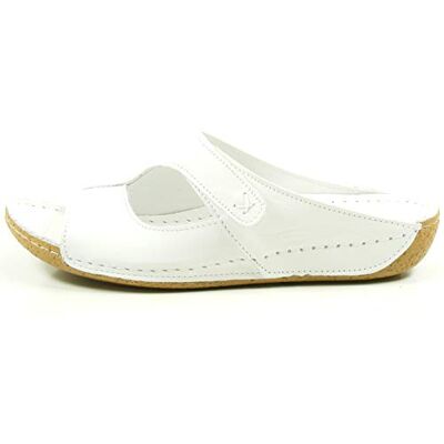 Andrea Conti Donna Ciabatte, Bianco (Weiß 001), 38 EU Andrea Conti Donna Ciabatte, Bianco (Weiß 001), 38 EU