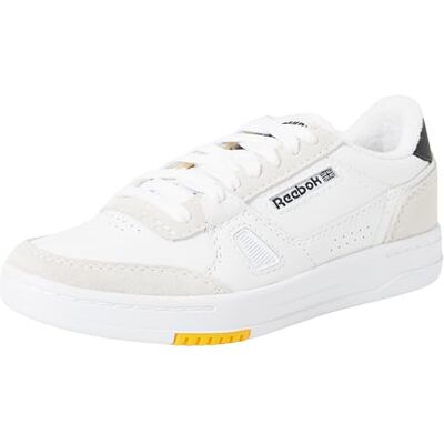 Reebok Unisex's Lt Court Sneaker, Ftwr White Black Team Yellow F23, 38.5 EU Reebok Unisex's Lt Court Sneaker, Ftwr White Black Team Yellow F23, 38.5 EU