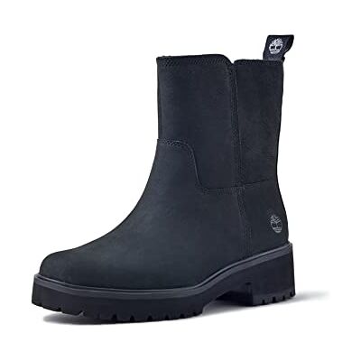 Timberland Carnaby Cool Basic Warm Pull On WR, Stivali alla Moda Donna, Jet Black, 42 EU Larga Timberland Carnaby Cool Basic Warm Pull On WR, Stivali alla Moda Donna, Jet Black, 42 EU Larga
