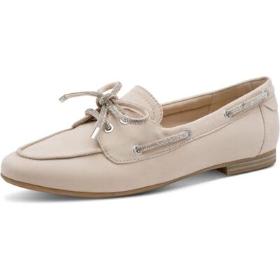 MARCO TOZZI Donna Oxford Morbida Soletta Feel Me Morbida Fodera Interna Moderno, Beige (LT.Tan), 36 EU MARCO TOZZI Donna Oxford Morbida Soletta Feel Me Morbida Fodera Interna Moderno, Beige (LT.Tan), 36 EU