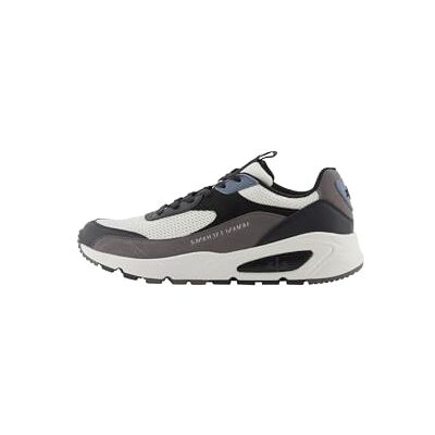 Armani Uomo Bronx Sneaker, Iron+Black, 43 EU, Iron Black, 43 EU Armani Uomo Bronx Sneaker, Iron+Black, 43 EU, Iron Black, 43 EU