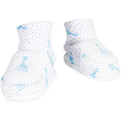 Sophie la girafe Pantofole Bambino Ragazzi Morbide, Carine e Calde Protezione Neonato, Bambino e Bambino Bianco Dettagli Blu, bianco, 0 mois Sophie la girafe Pantofole Bambino Ragazzi Morbide, Carine e Calde Protezione Neonato, Bambino e Bambino Bianco Dettagli Blu, bianco, 0 mois