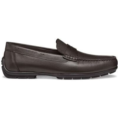 Geox U Moner W 2FIT D, Mocassino Uomo, Coffee, 42 EU Geox U Moner W 2FIT D, Mocassino Uomo, Coffee, 42 EU