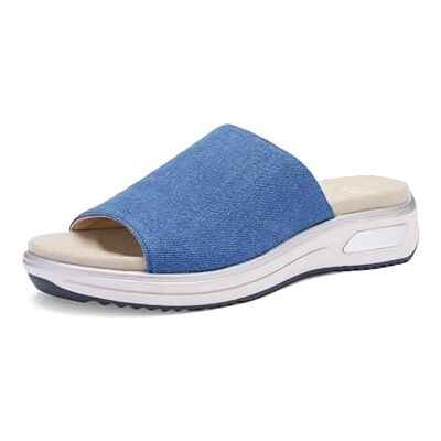 ARA Limone, Ballerine Donna, Blu Argento, 41 EU Larga ARA Limone, Ballerine Donna, Blu Argento, 41 EU Larga