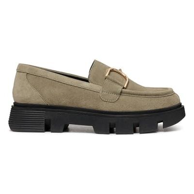 Geox Donna D Vilde HMoccasin, Muschio, 37.5 EU Geox Donna D Vilde HMoccasin, Muschio, 37.5 EU