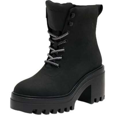 Calvin Klein Donna Stivali Mezza Gamba Chunky Heeled Zip con Tacco, Nero (Triple Black), 37 Calvin Klein Donna Stivali Mezza Gamba Chunky Heeled Zip con Tacco, Nero (Triple Black), 37