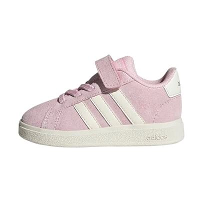 Adidas Unisex Bimbi 0-24 Grand Court 00S Infants Shoes, Clear Pink/off White/Gold Metallic, 22 EU Adidas Unisex Bimbi 0-24 Grand Court 00S Infants Shoes, Clear Pink/off White/Gold Metallic, 22 EU