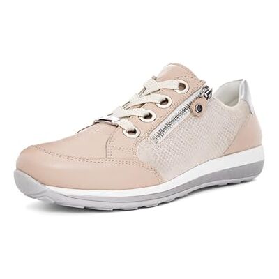 ARA Women Osaka Sneaker, Shell Silver Silver, 39 EU Weit ARA Women Osaka Sneaker, Shell Silver Silver, 39 EU Weit