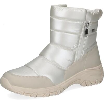 CAPRICE Stivali invernali da donna senza tacco Vegan idrorepellenti, Multicolore (Pearl Comb), 38 EU CAPRICE Stivali invernali da donna senza tacco Vegan idrorepellenti, Multicolore (Pearl Comb), 38 EU