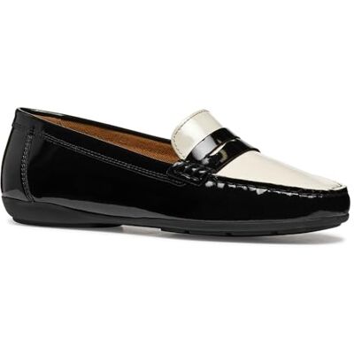 Geox D ANNYTAH Moc A, Mocassino Donna, Black/Papyrus, 36 EU Geox D ANNYTAH Moc A, Mocassino Donna, Black/Papyrus, 36 EU