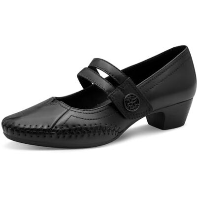 Jana Damen Pump with Strap , Scarpe décolleté Donna, Nero, 38 EU Jana Damen Pump with Strap , Scarpe décolleté Donna, Nero, 38 EU